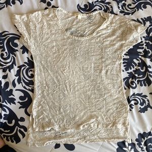 Painted Threads lace top